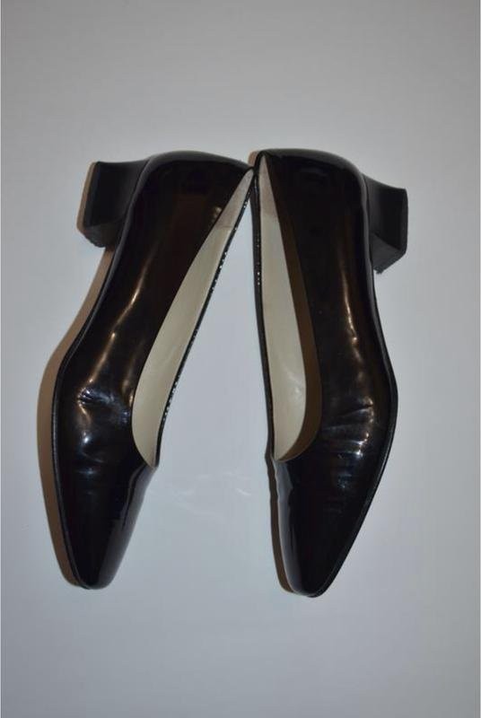 Women Bally heels black leather 37.5 #5KXU
