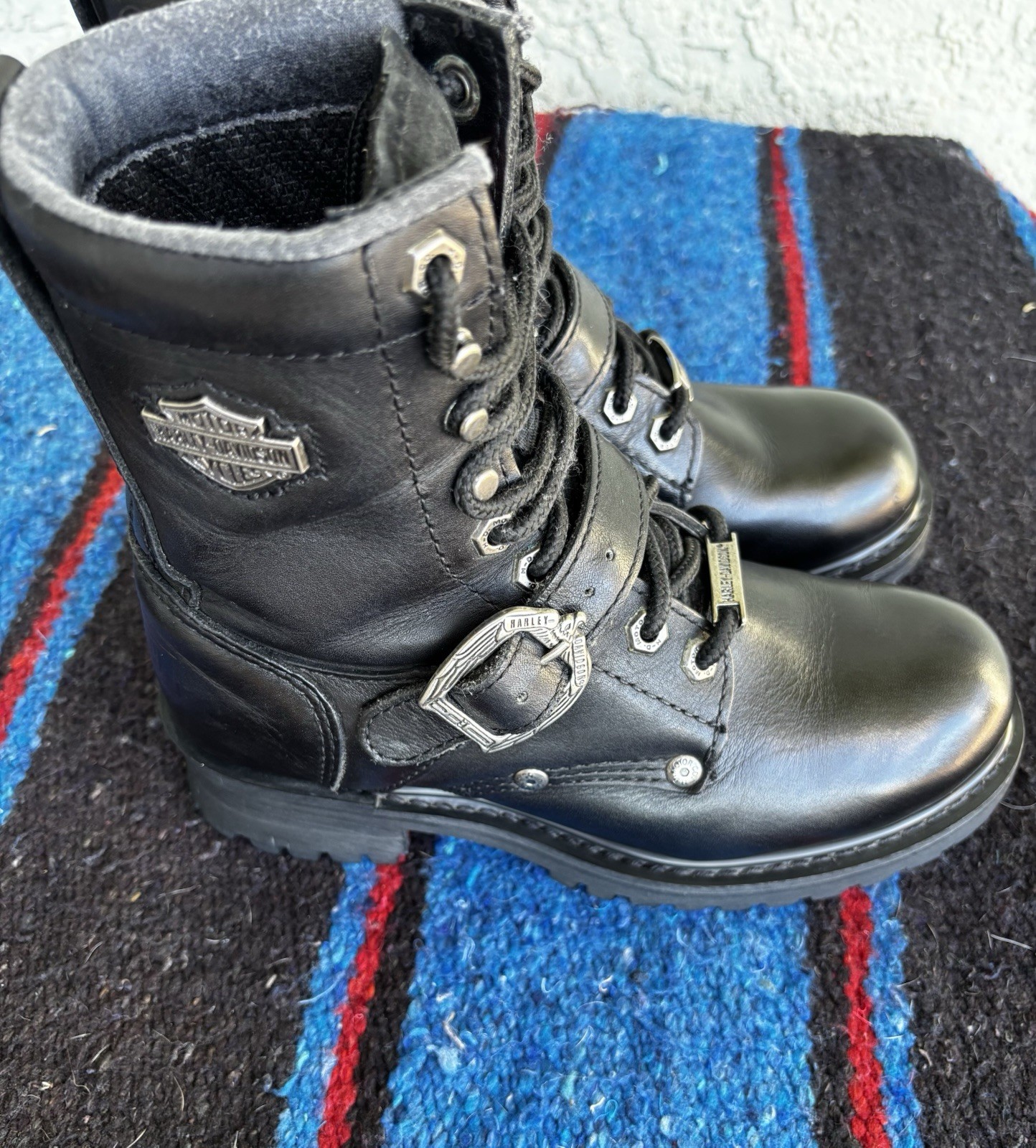 Harley Davidson Boots Women Size 7 Excellent Cond.