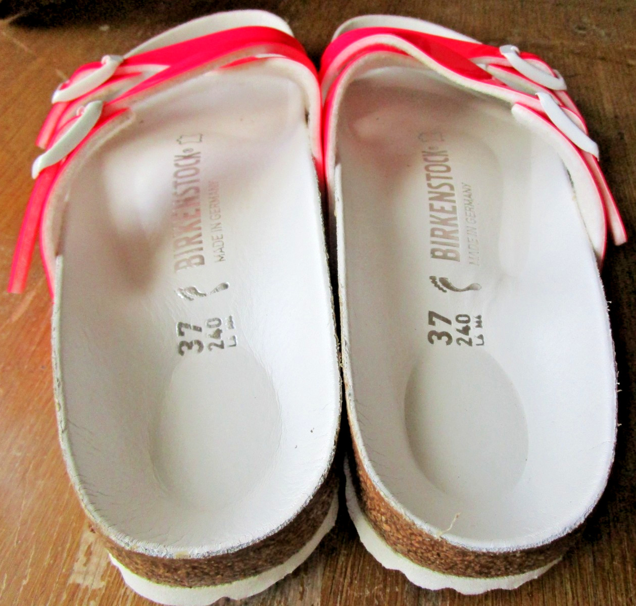 BIRKENSTOCK Sandals YAO HEX Neon Pink EU 37, US WOMENS 6-6.5 BIRKI