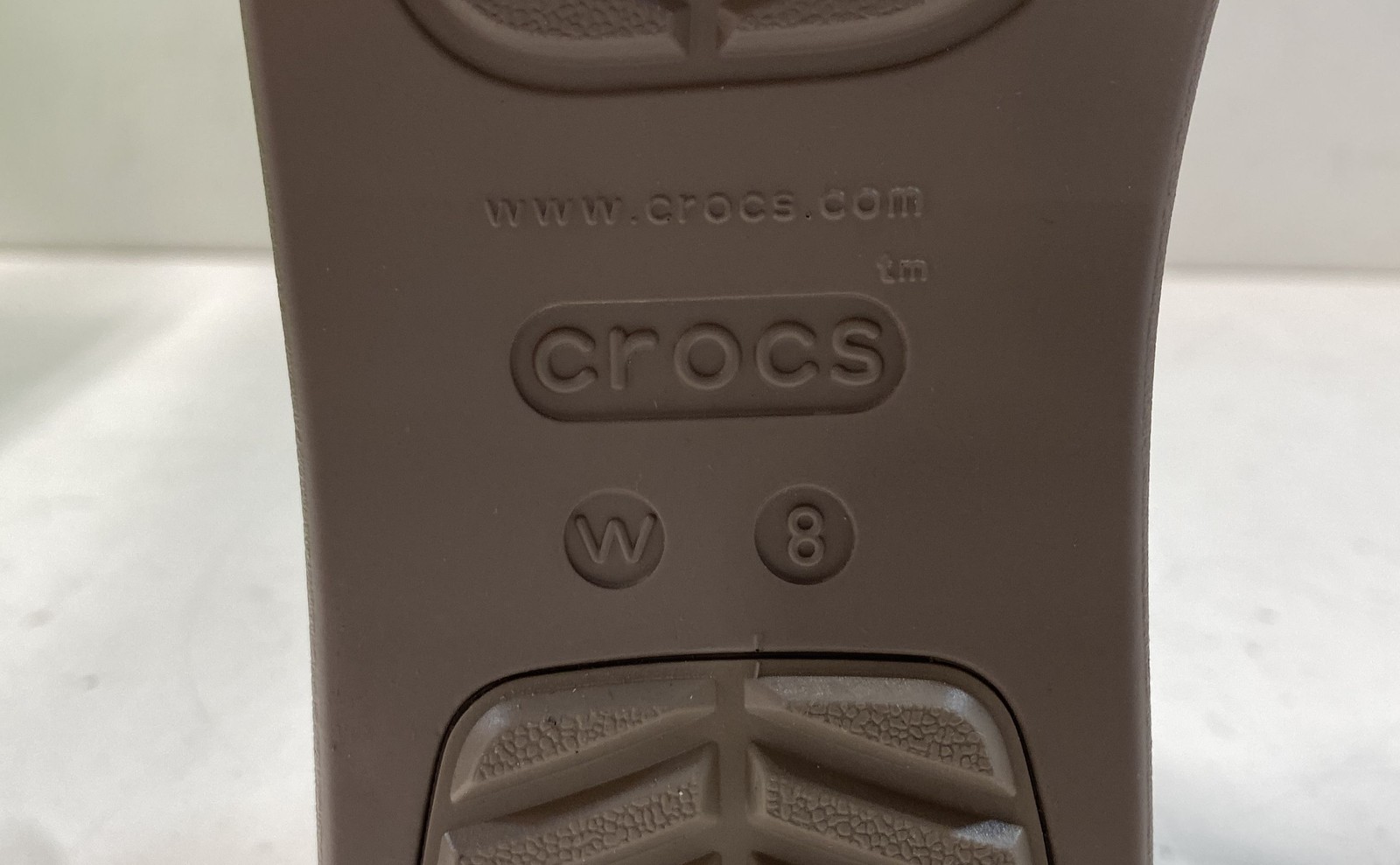 Crocs Brooklyn Low Wedge Black Mushroom Women’s Platform Sandals Size 8