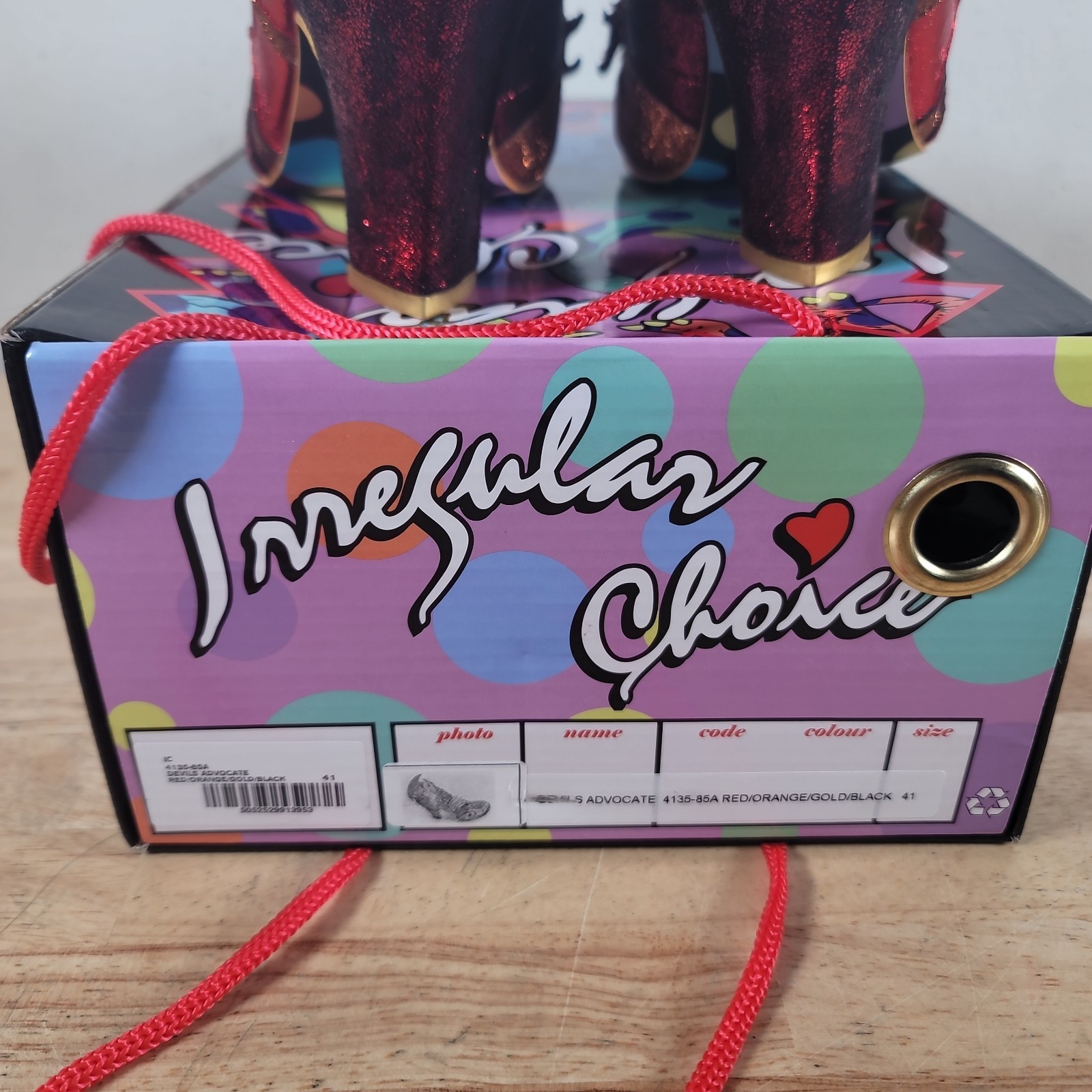 Irregular Choice Devils Advocate US Size 10 Eur 41 With Box New