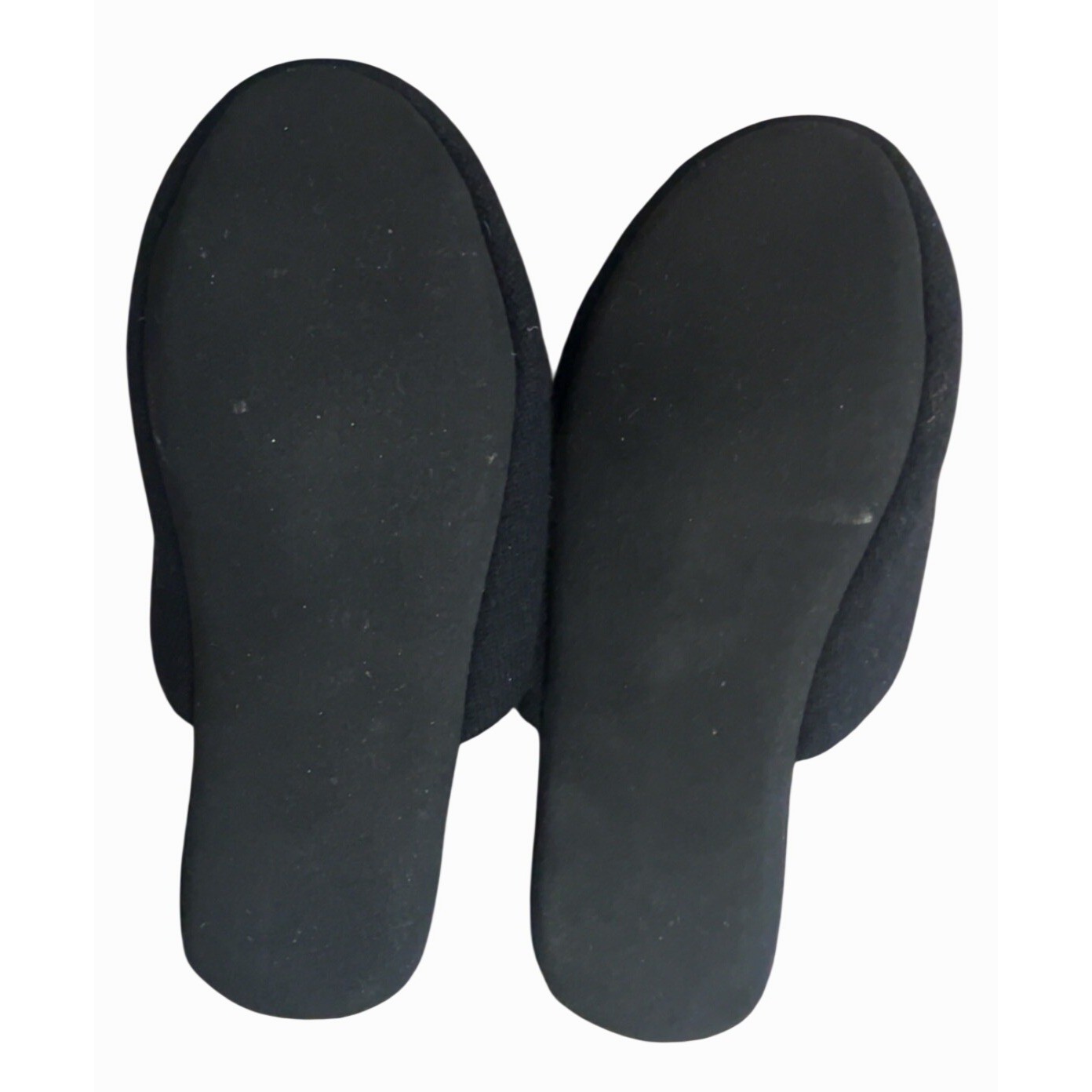 Naked Cashmere Mule Slipper Black with PomPom SZ: S/M