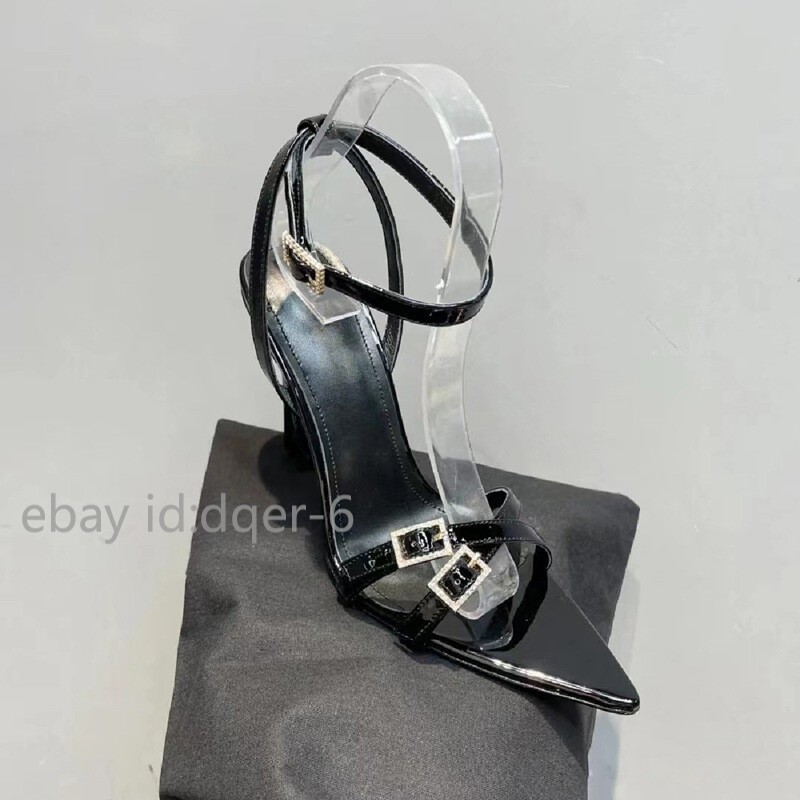 Womens High Heels Open Toe Gothic Buckles Strappy Sandals Party Slingbacks Shoes
