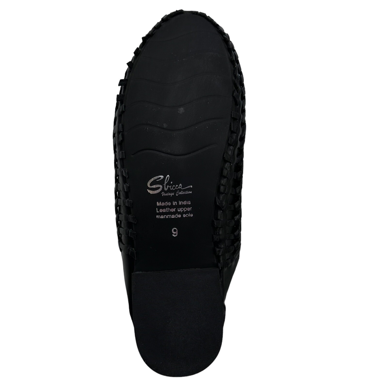 Sbicca Womens Avadi Leather Closed Toe Huarache Sandals Black 9 Medium (B,M)