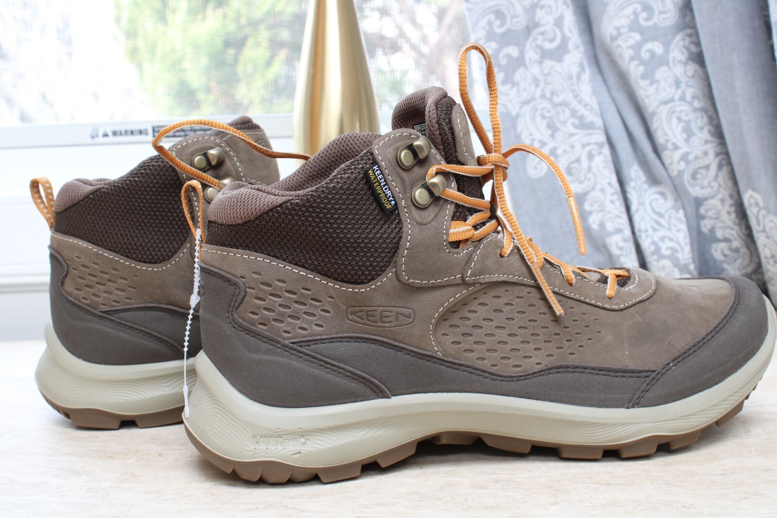 KEEN – Waterproof Lace-Up Trail Boots – Terradora Explorer Mid – canteen – 9.5