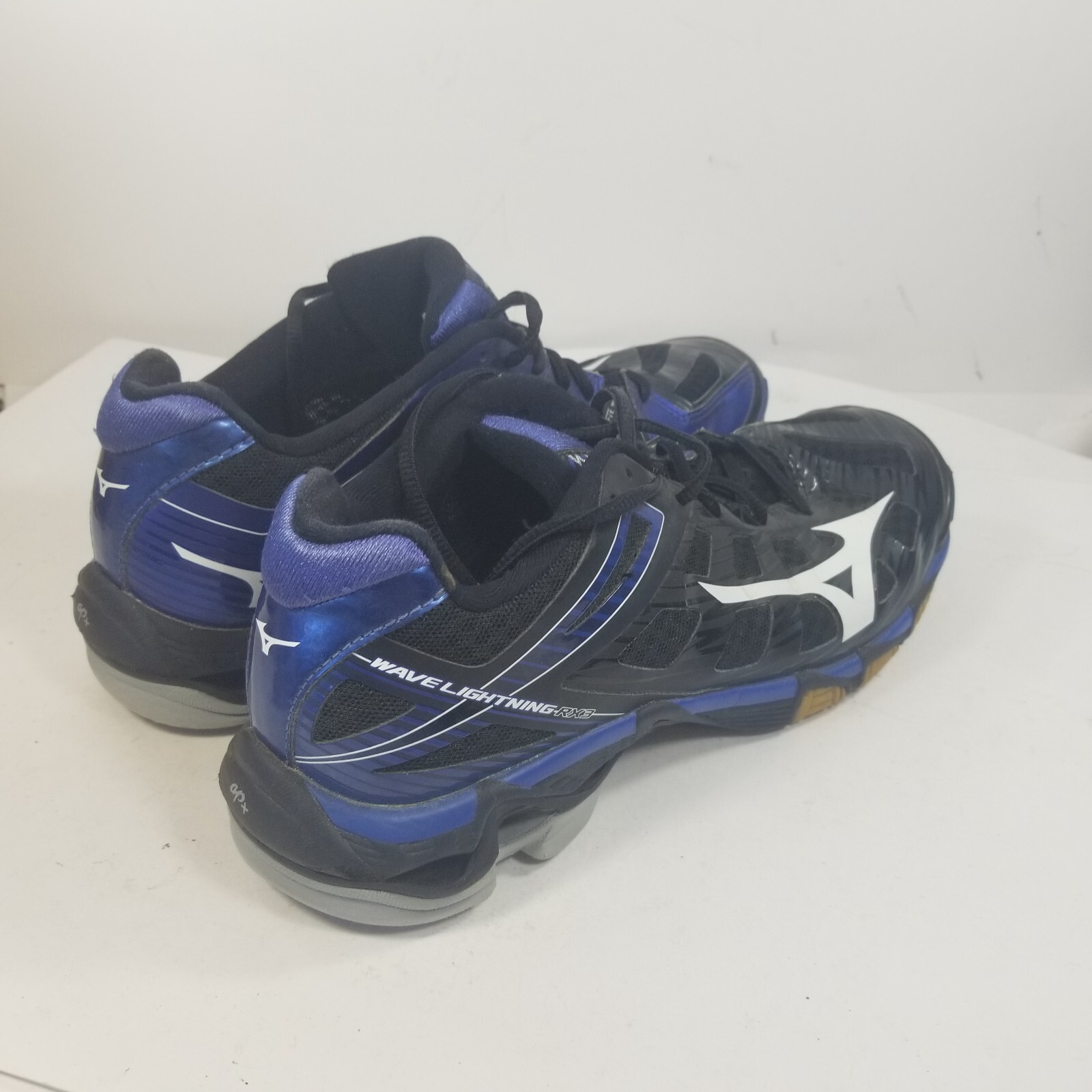 Mizuno Wave Lightning RX3 Black Blue Running Shoes Women’s Sz 9