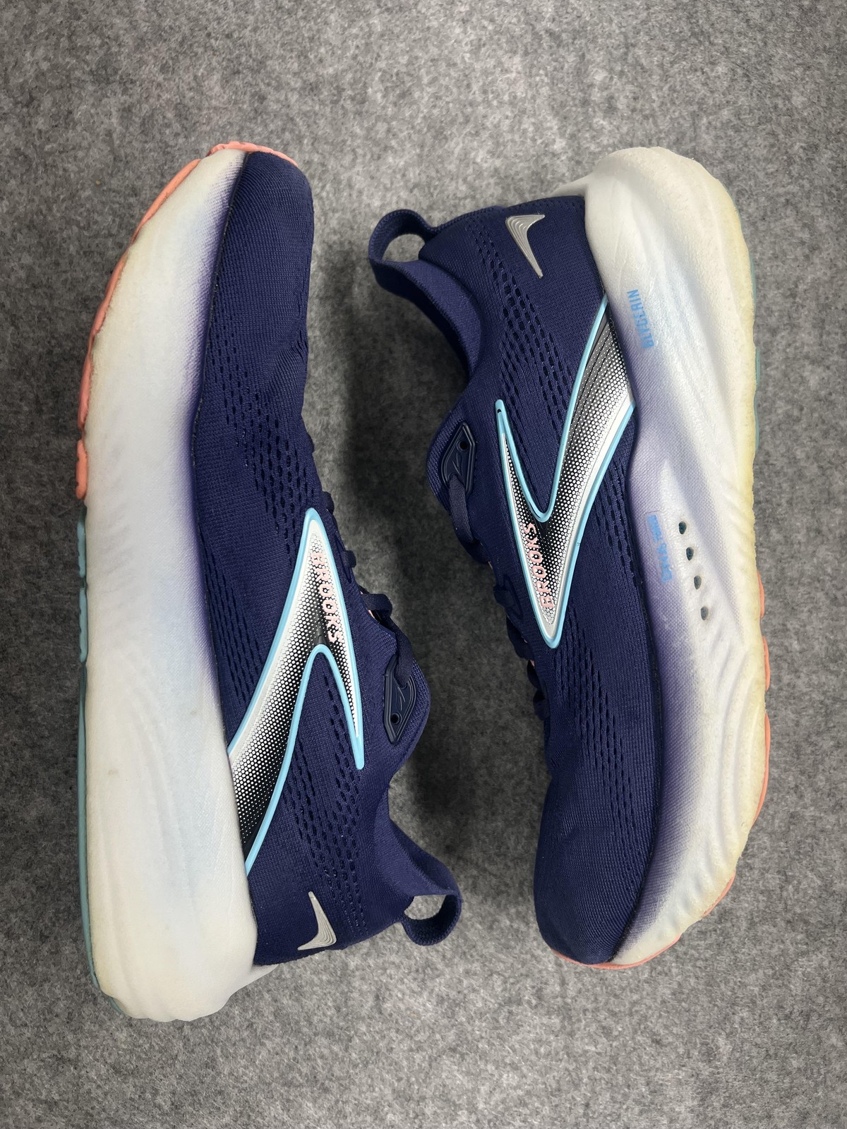 Brooks Glycerin 22 Shoes Womens Size 11 Blue Running Cushioned 1204341B429