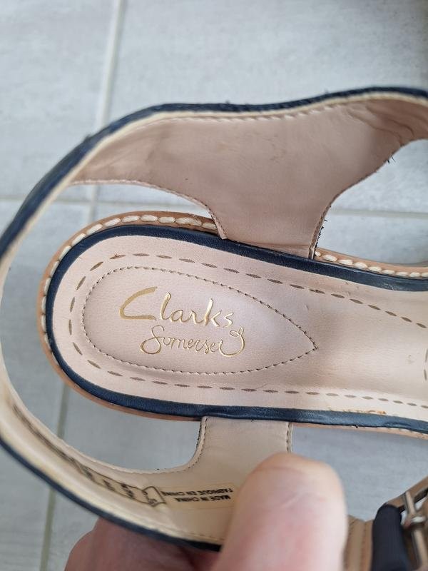 ladies clarks heels navy 40 #1PF7