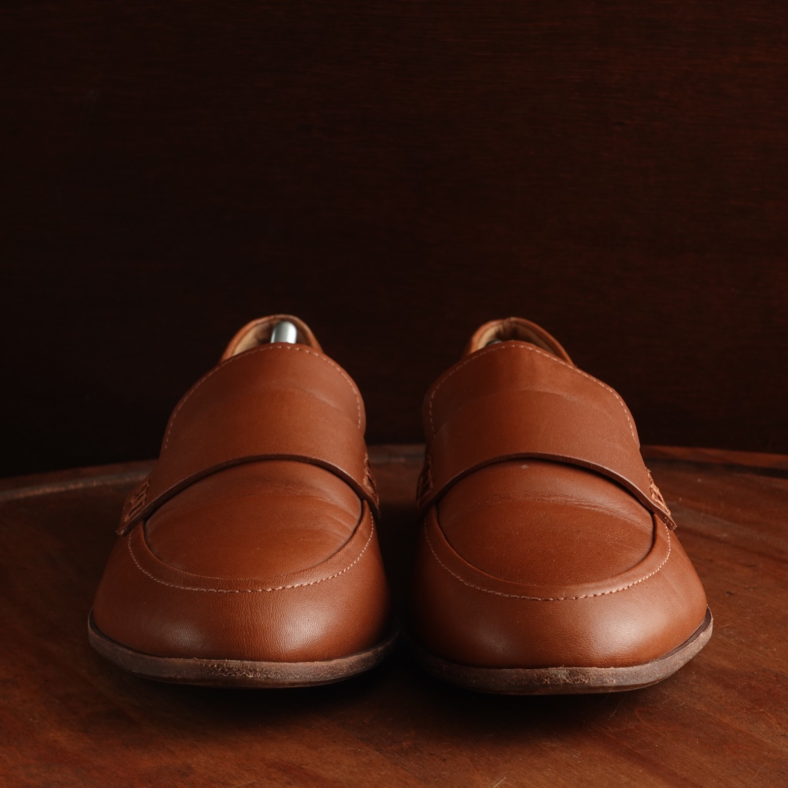 Madewell Loafer WMS SZ 10 Brown Alex Leather Career Office Business Casual Shoes