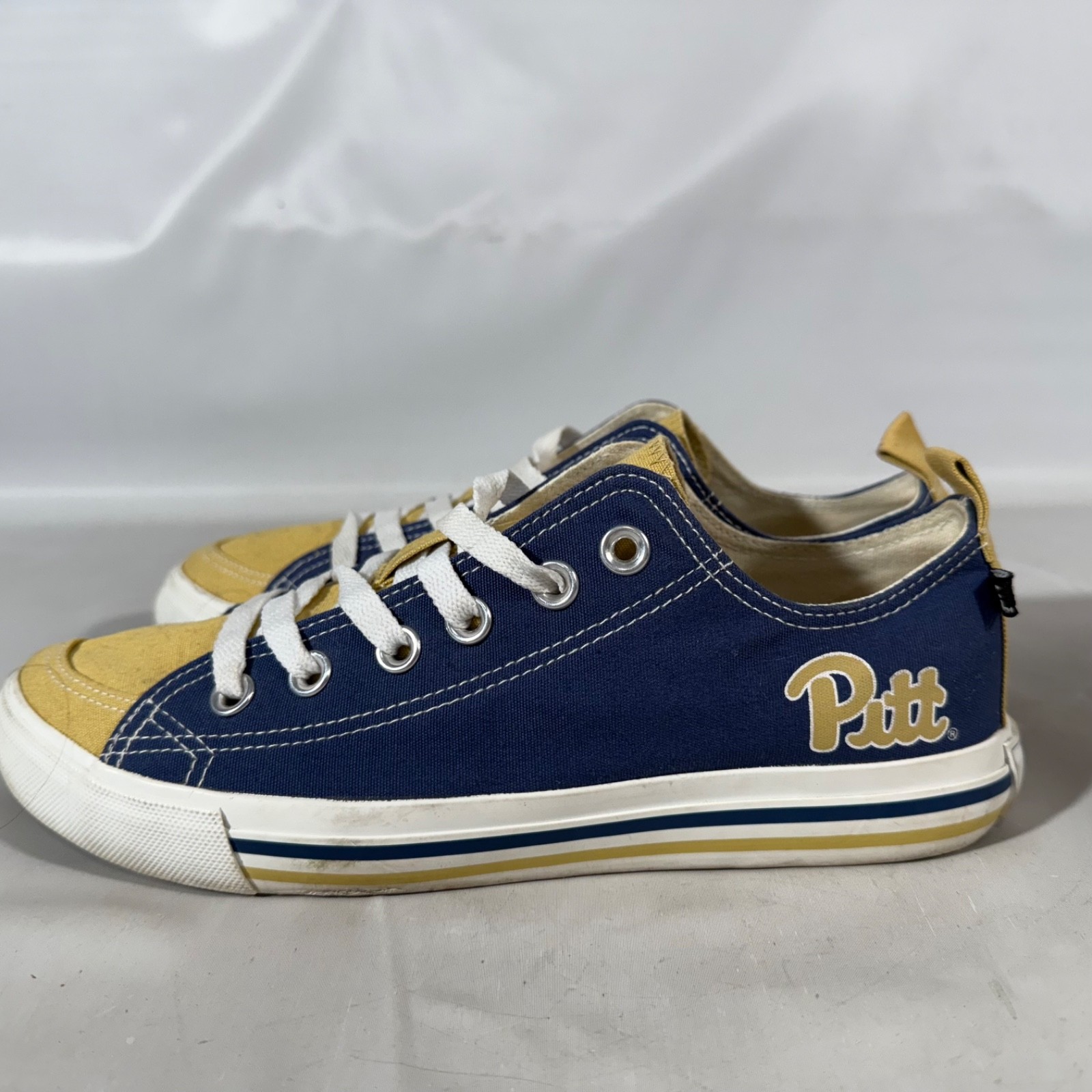 Skicks Pitt University College Sneakers Lace Shoes Unisex Adult Women Size 8 N