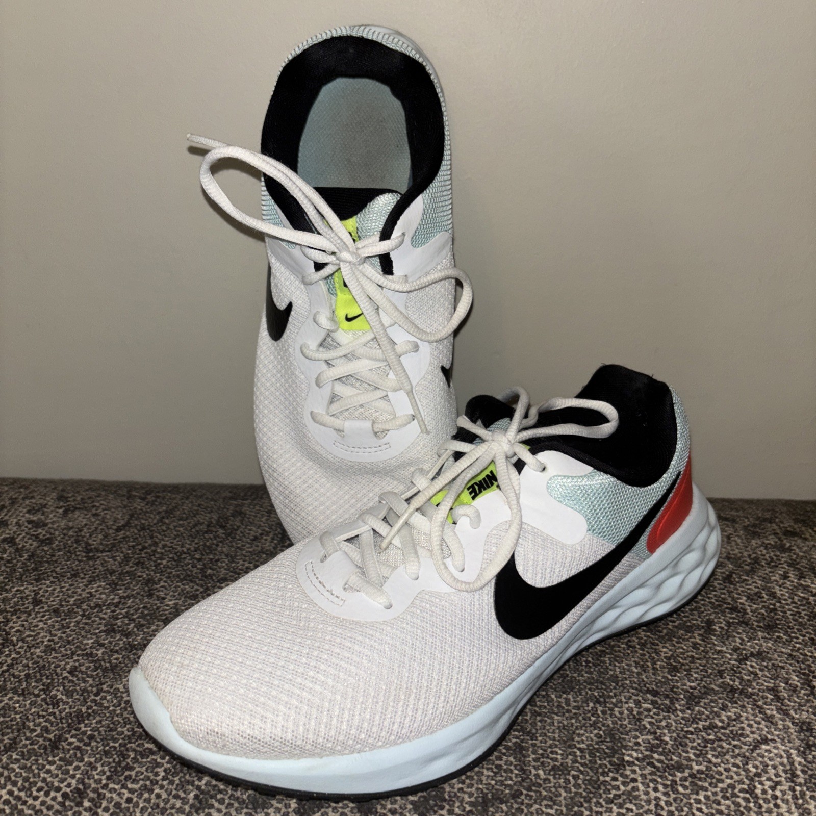 Nike Women’s Revolution 6 Next Nature In White Glacier Blue Color Size 9