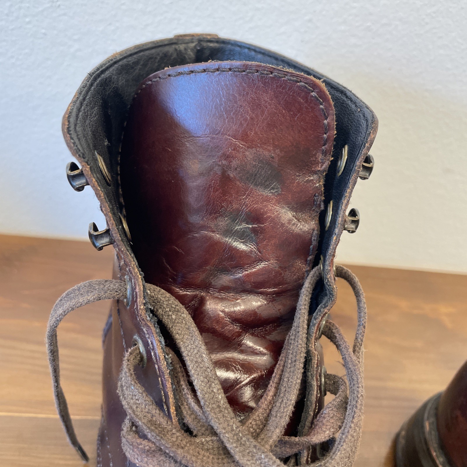 Thursday Captain Leather Boots Women 8 Brandy Ankle Cap Toe Preppy Rugged Office
