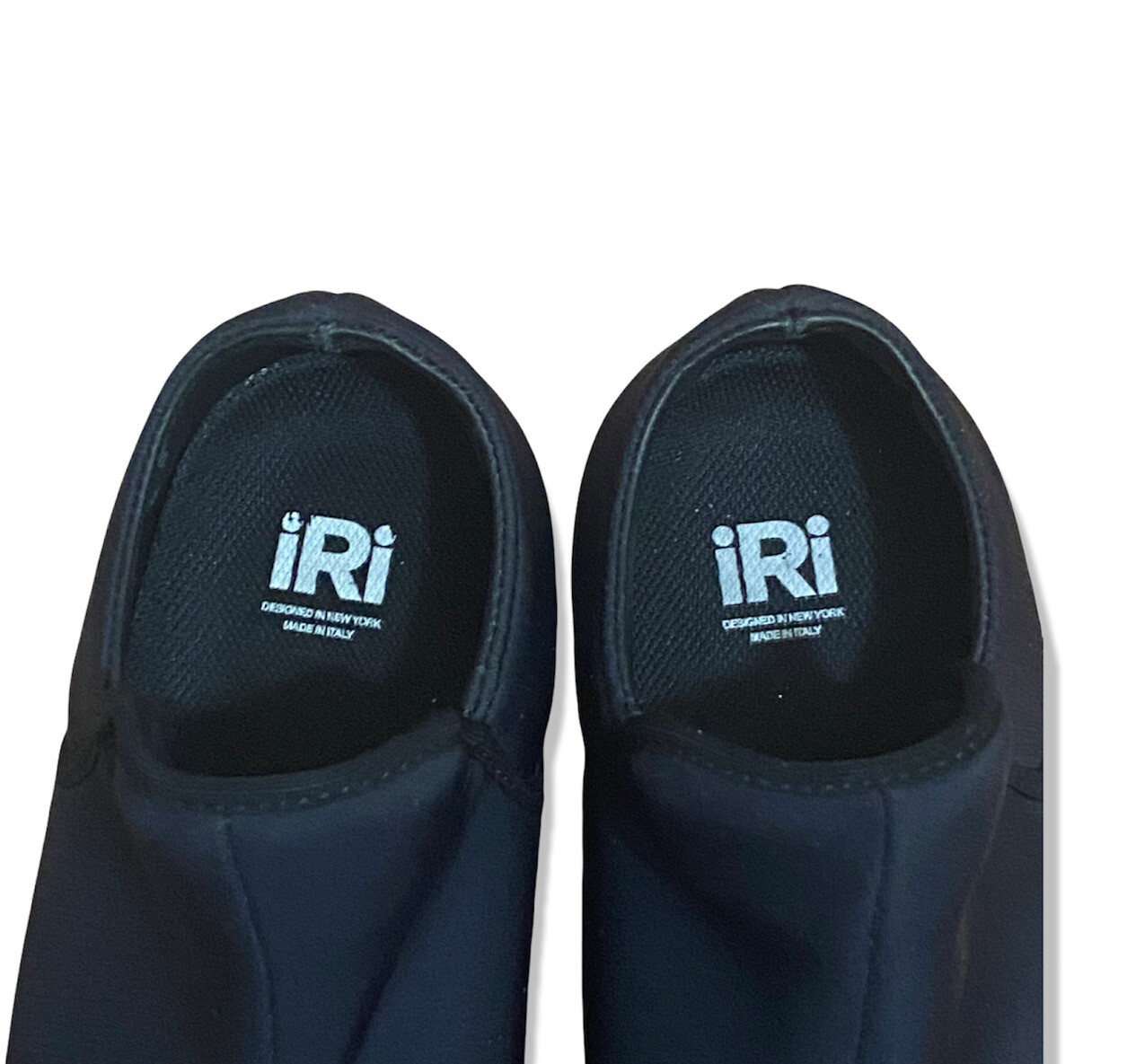 IRI NY Unisex Black Red Neoprene Sneaker Platform Futuristic Fashion Slip On 34