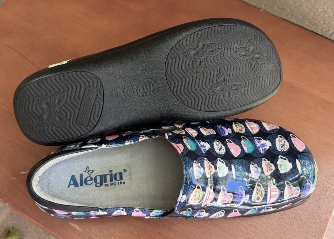 Alegria Women’s Keli Professional Clog Teacup Black KEL-7626,40