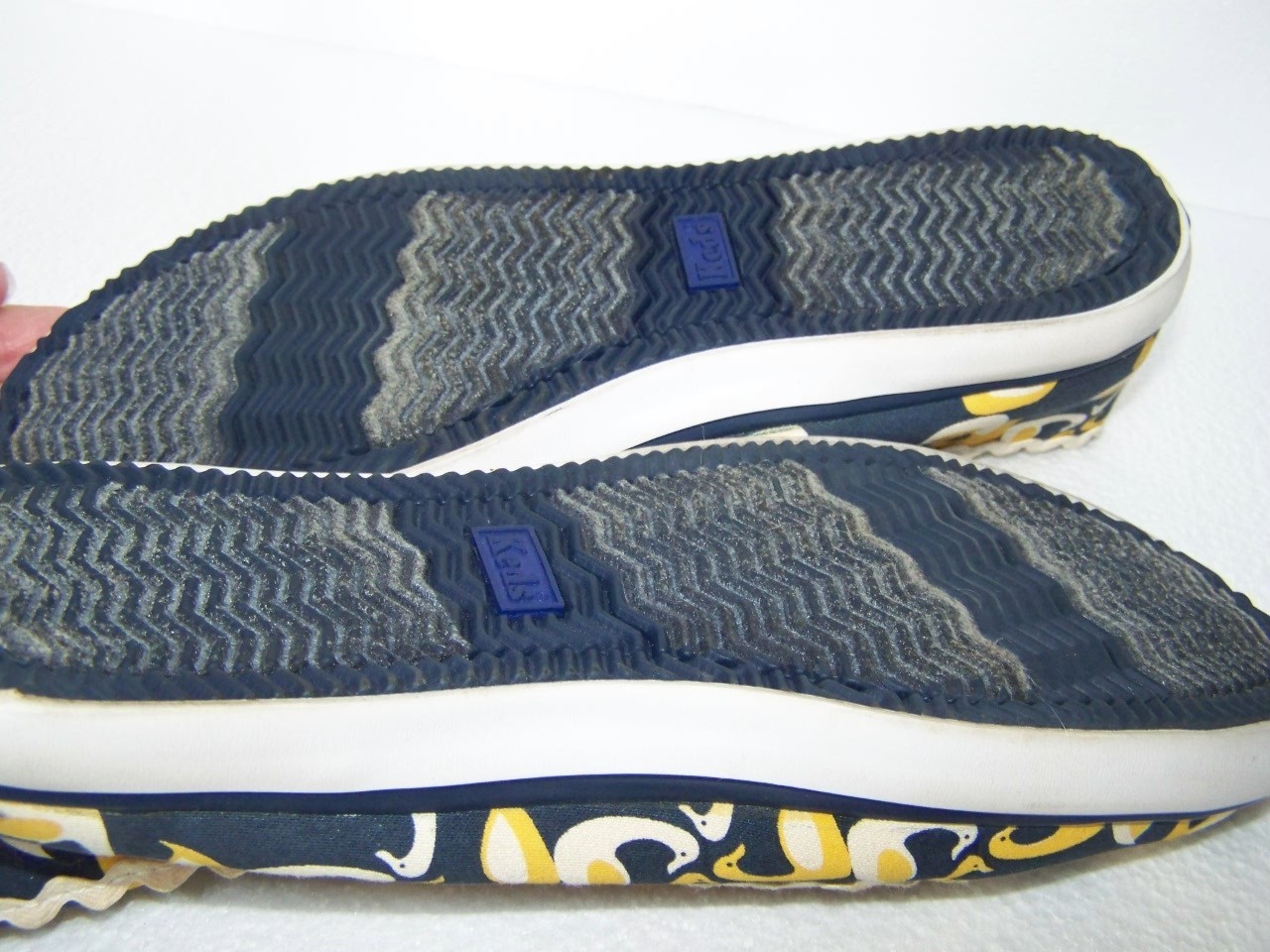 KEDS ELEANOR LOW FLAT SLIP ONS WOMEN’S SHOES BLUE YELLOW DUCK SIZE 6M NEW CUTE