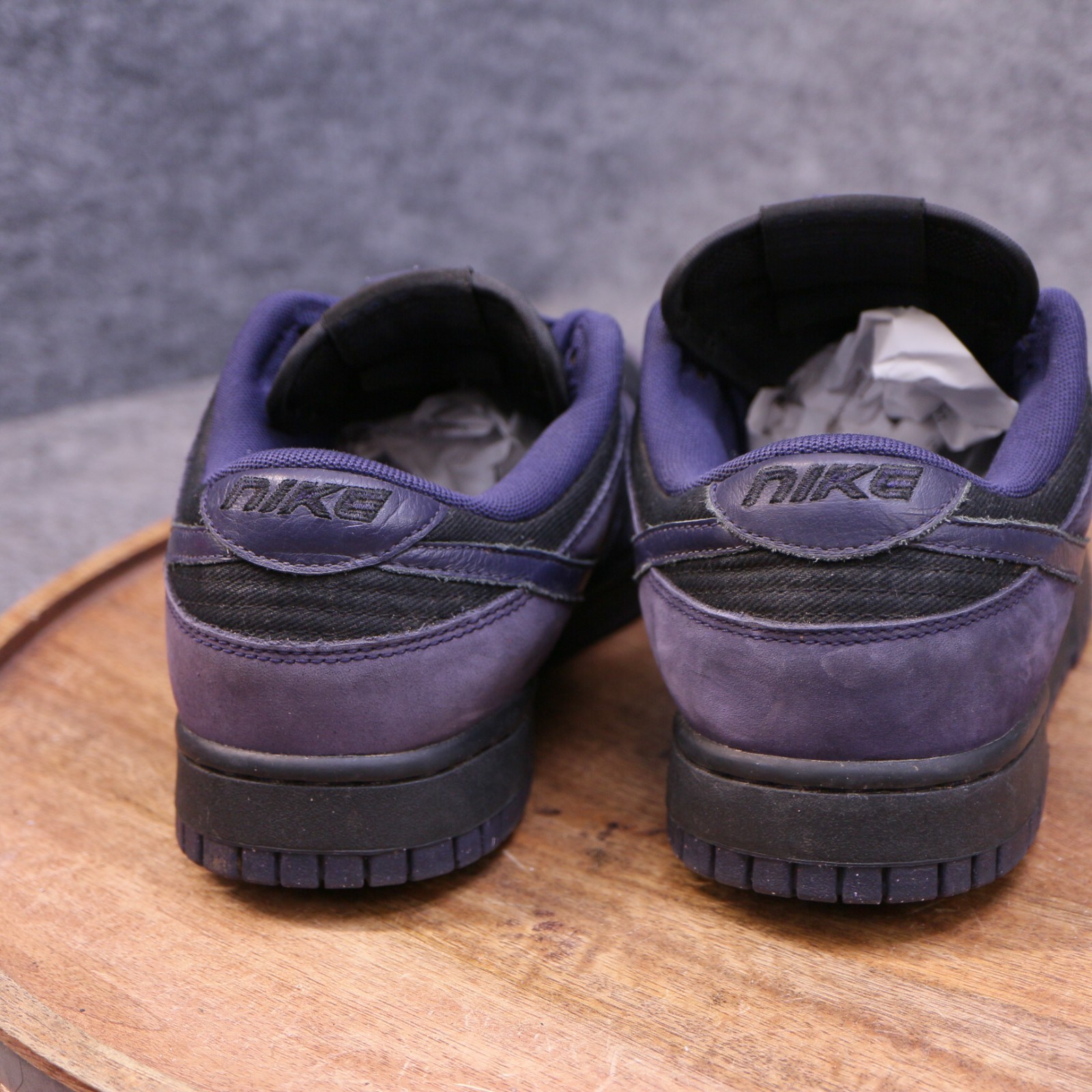 Nike Dunk Low LX Women’s Size 8.5 US «Purple Ink» Black Leather Shoes FB7720-001