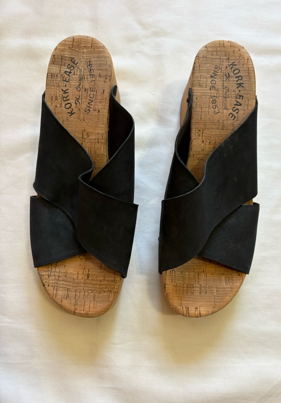2 Pairs Kork Ease Sandals Size 8, Each Worn Once