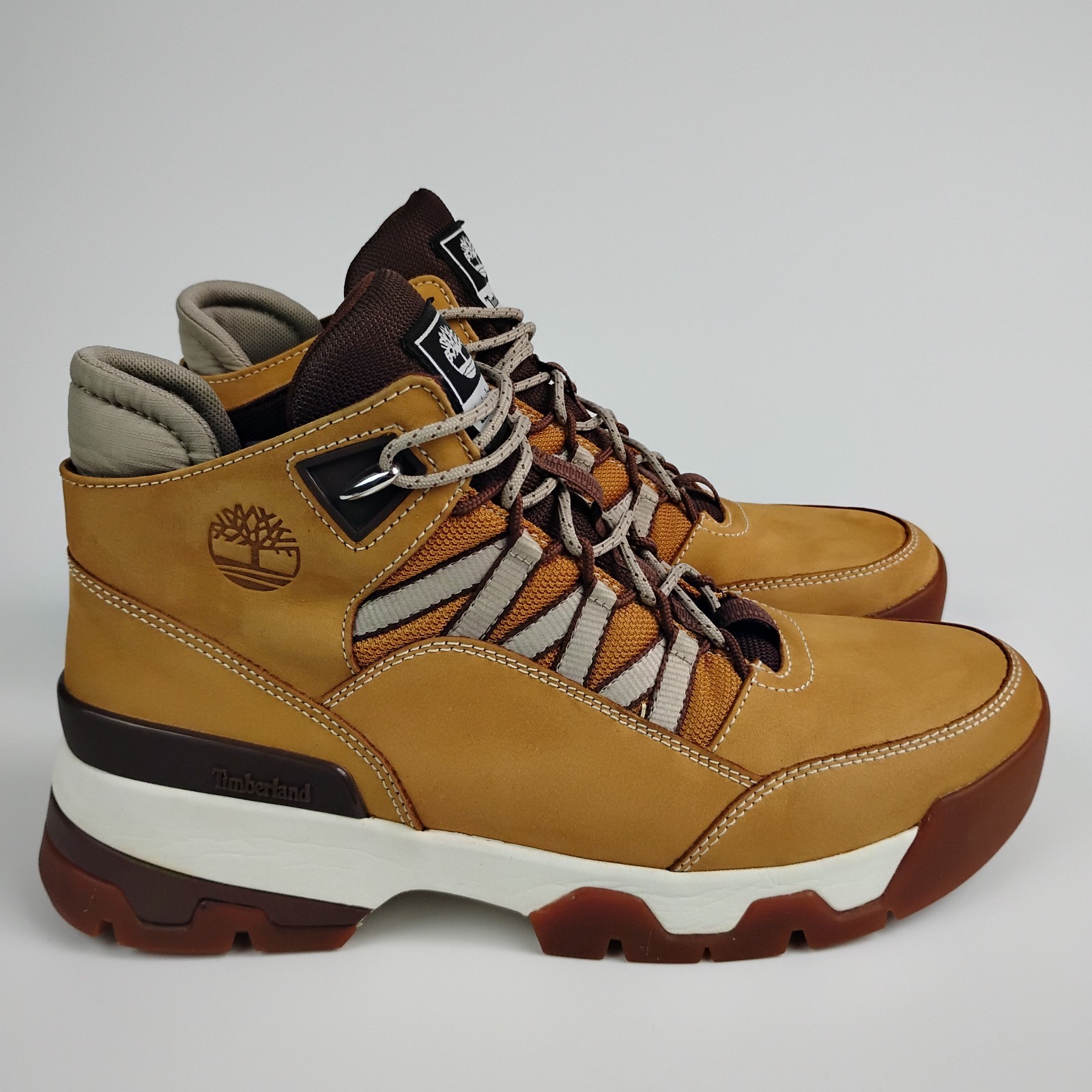 Timberland Field Trekker Womens Hiking Boots Size 10 Wheat Leather Mid A2G7A