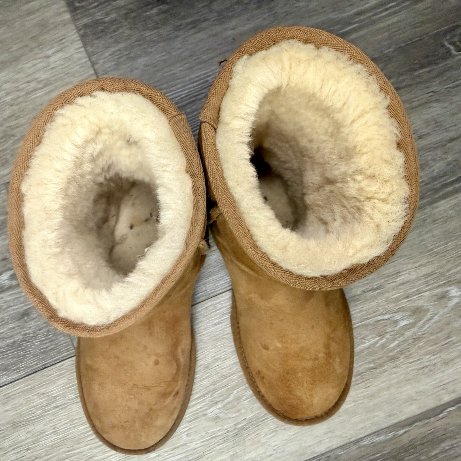 UGG Australia Classic Short Suede Boot # 5835 Chestnut Brown Size 7/EU 38