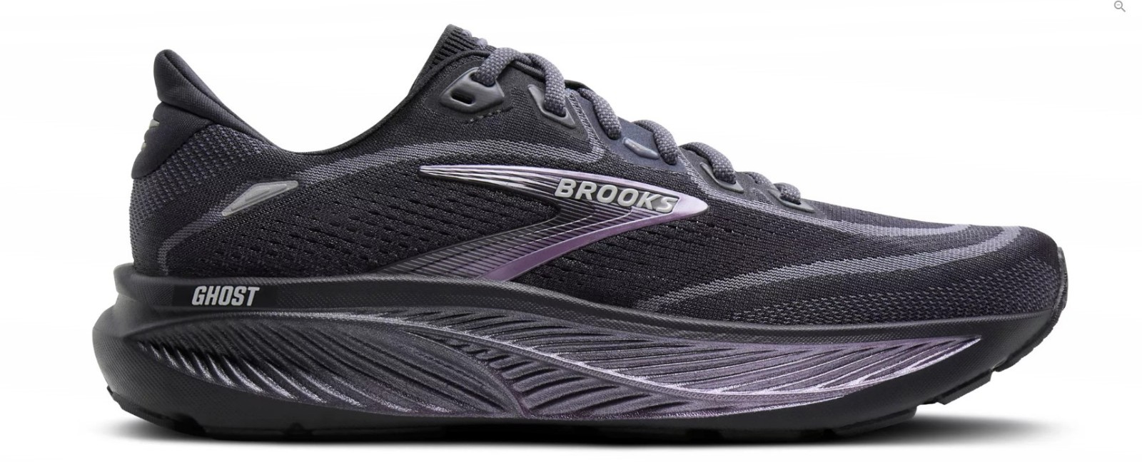 Brooks Women’s Ghost 18 Running Shoes, Ebony/Folkstone/Metallic (NEW)