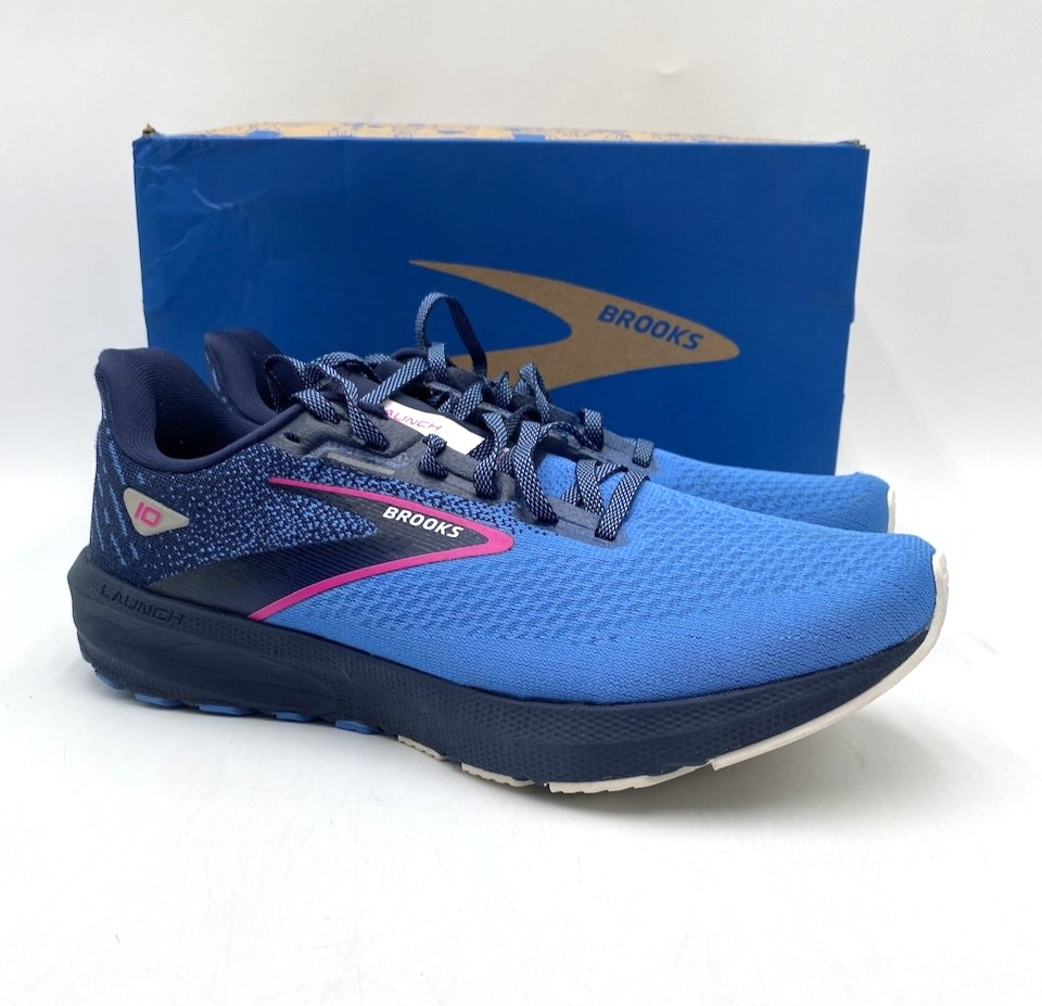 Brooks LAUNCH 10 Women’s USED Running Shoes Peacoat/Marina Blue US Size 9 B