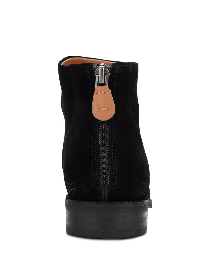 GENTLE SOULS Emma Suede Zip Bootie Black Size US 6 / UK 3.5 / EU 36 NEW