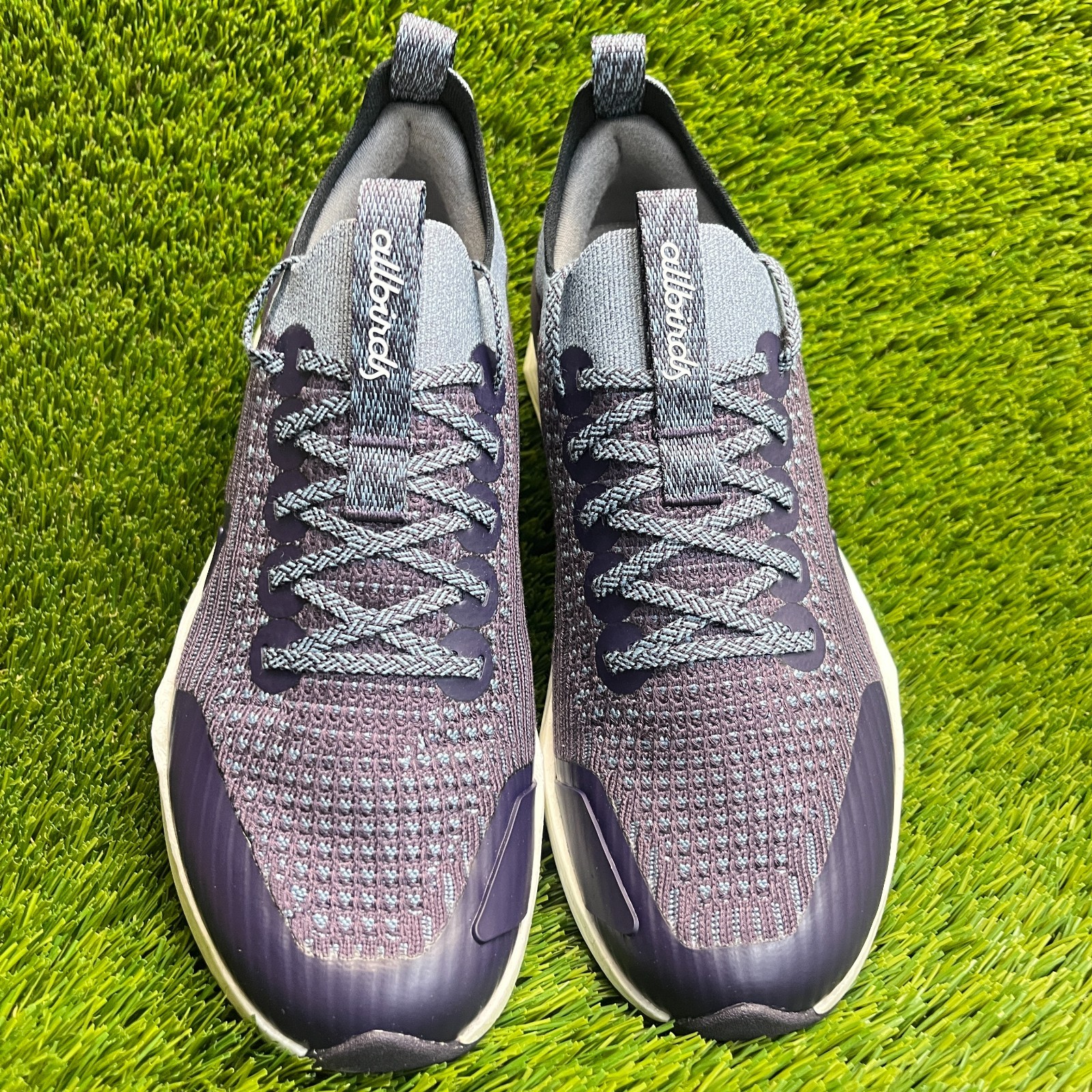 Allbirds Tree Flyer 2 Womens Size 9 Thunder Purple White Running Shoes Sneakers