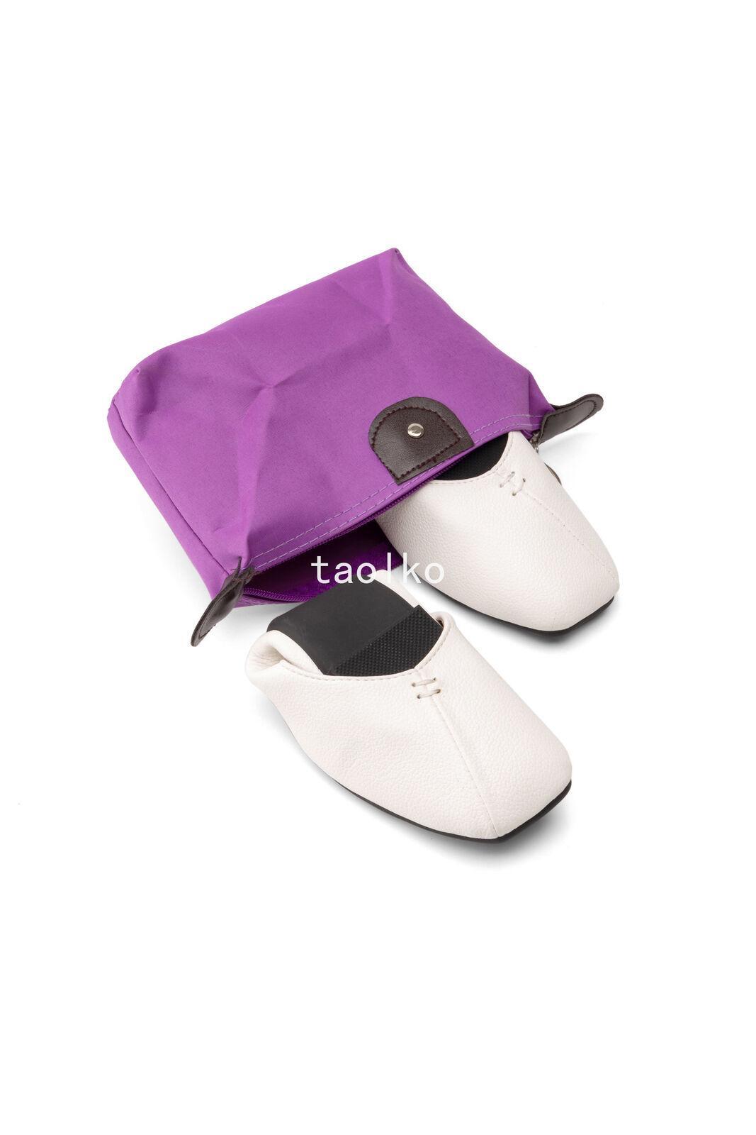 Womens Slip On Flat Square Toe Soft Faux Leather Comfort Pumps Shoes Oversize