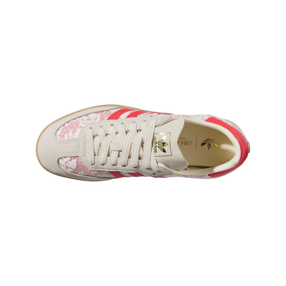 adidas Samba Og X Liberty London Lace Up Womens Off White Sneakers Casual Shoes