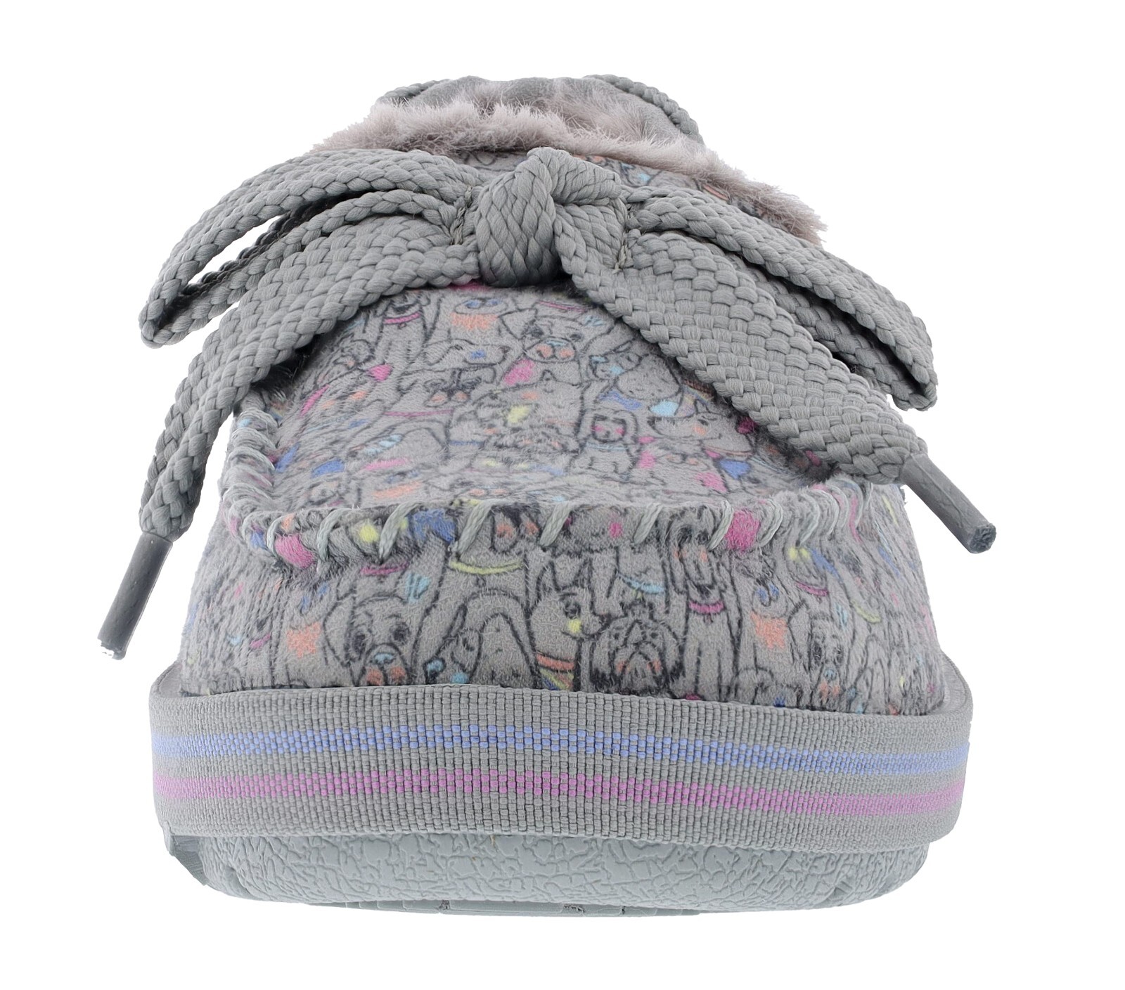 SKECHERS WOMEN’S BOBS TOO COZY- DOODLE PARADE 114797/GYMT SLIP-ON SLIPPERS