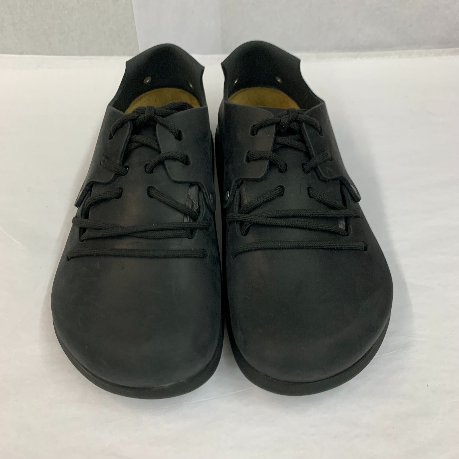Birkenstock New w/ Box Montana Black Oiled Leather Regular – Select Size