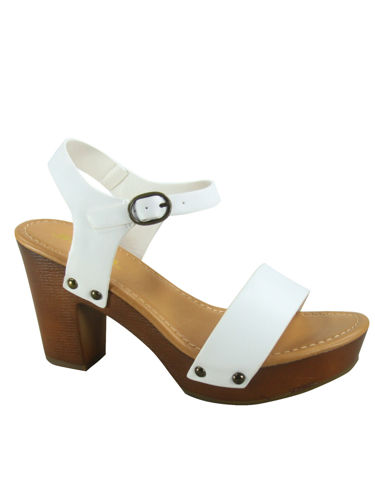 Women’s Strappy Chunky Platform Wedge Heel Sandal Shoes All Size NEW
