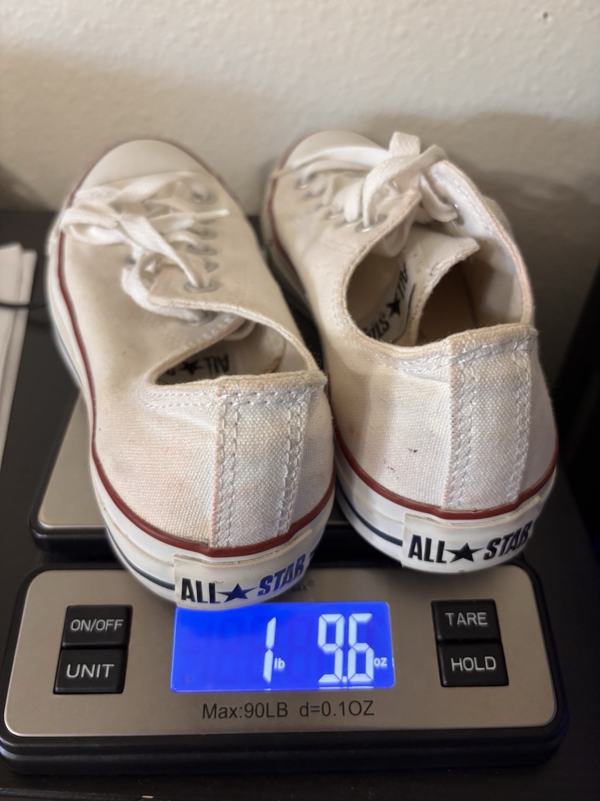 Converse All Star Low Top Lace-Up Sneakers White Unisex Adults Sz 6M 8W Classic