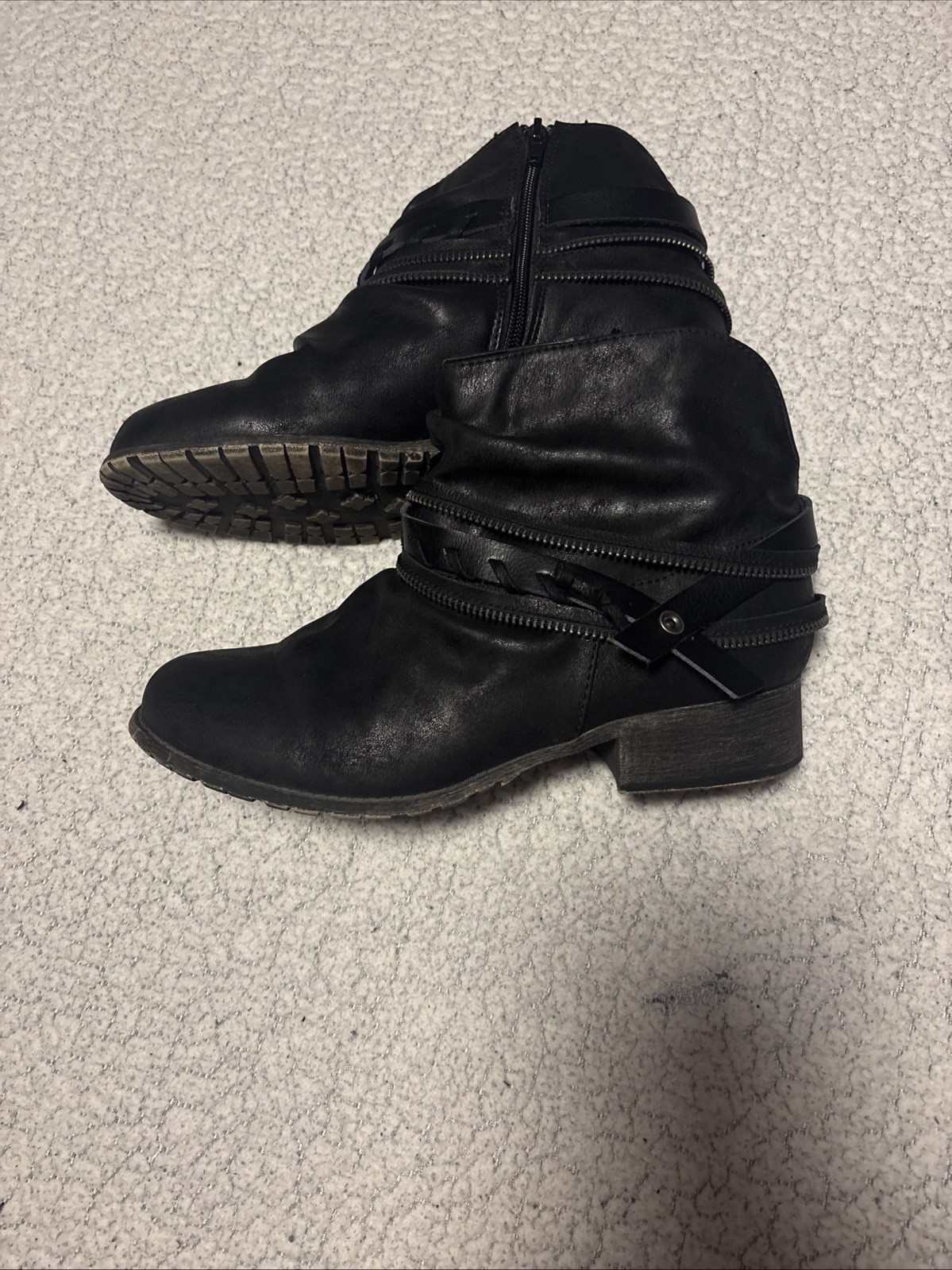 Jelly Pop Boots Size 9M Black