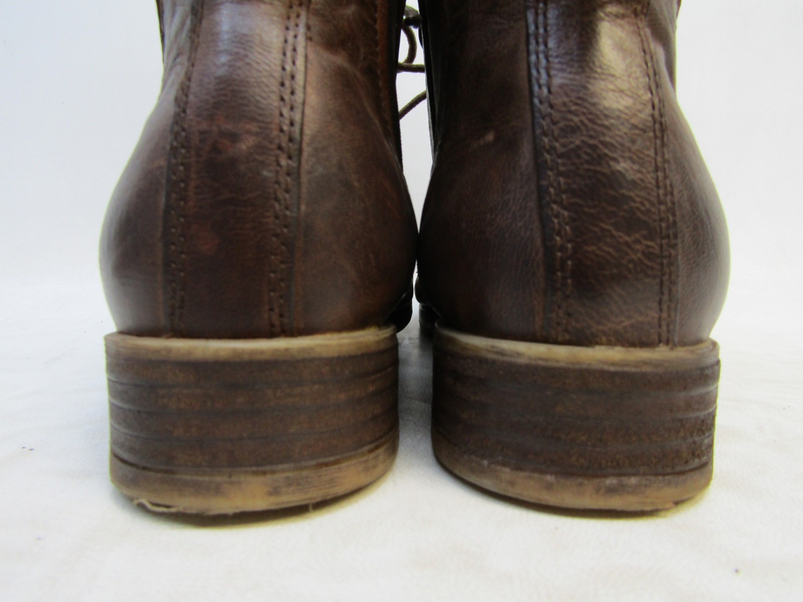 Josef Seibel Size 40 EUR Brown Leather Lace Up Ankle Fashion Boots Booties
