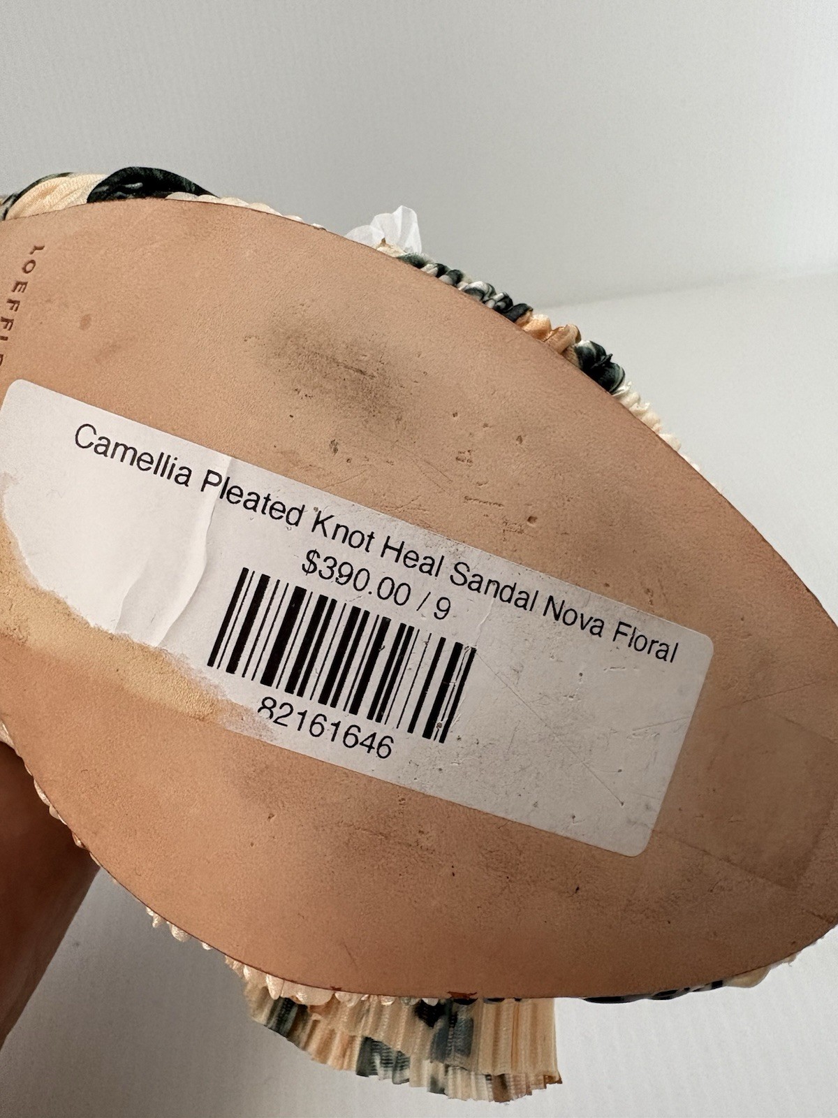 Loeffler Randall Camellia Pleated Bow Heels in Nova Floral Size 9 B