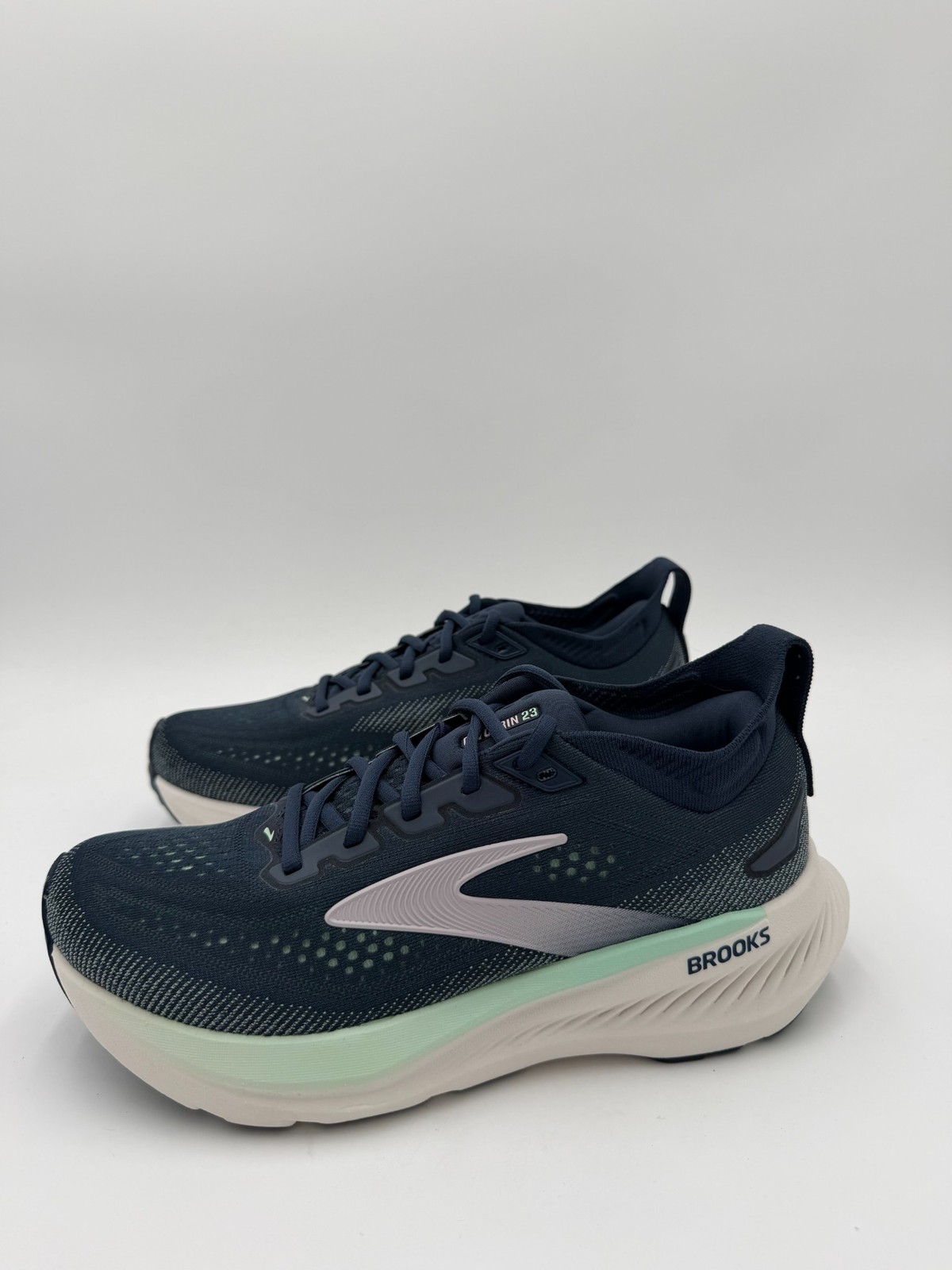 Brooks Glycerin 23 Sneakers Women’s 8.5 Blue Mesh Running Shoes 1204651B453