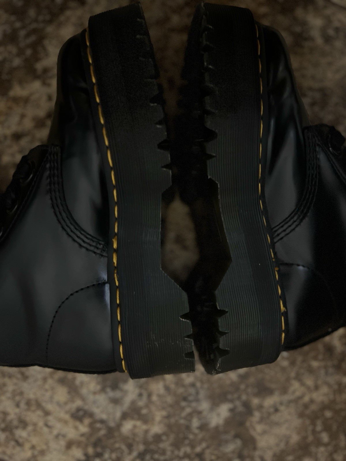 Dr. Martens Molly Black Platform Lace-Up Ankle Boots Women’s US 6 EU 37