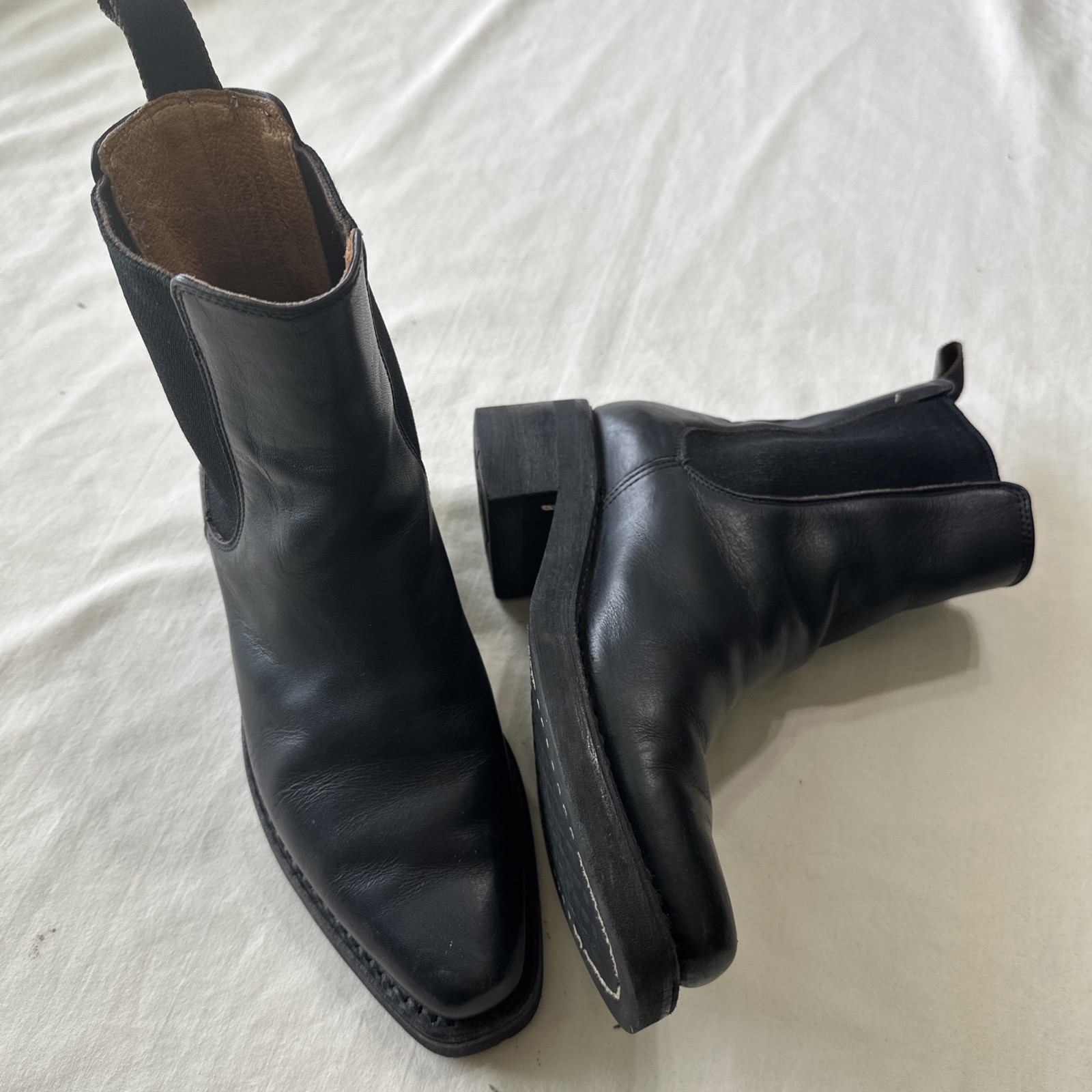 Bottes Chelsea Harley-Davidson Vintage – Made in Italy – Cuir Noir – Art. 93405