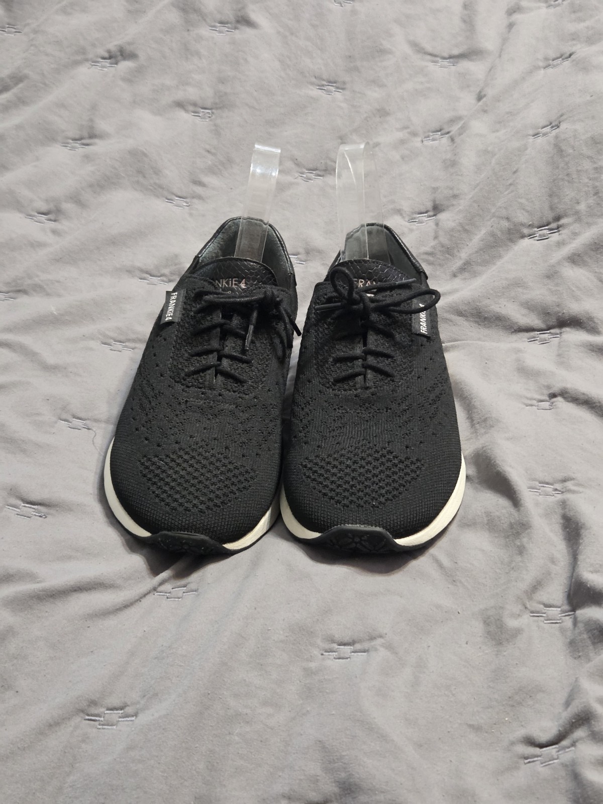 Frankie 4 Dimity Black Women’s Sneaker 9.5 Knit Comfort Minimalist Basic