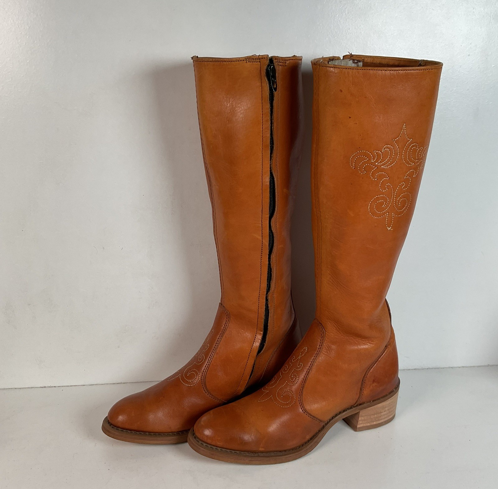 Vintage Wrangler Campus Boots | Platform | 1970s | USA Made | Women’s 7 N