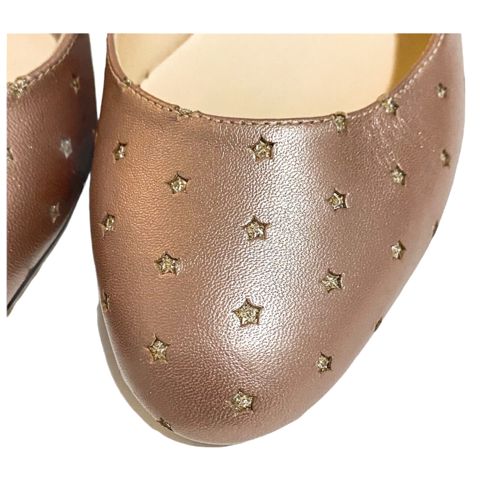 Jimmy Choo Bridget 65 Round Toe Pearlized Pump, Star crystal, 38EU, Dust bag
