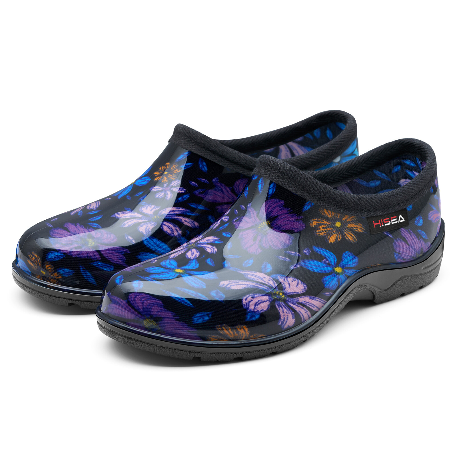 HISEA Women Slip-On Garden Shoes Waterproof Rain Work Clogs Nurse Walking Shoes