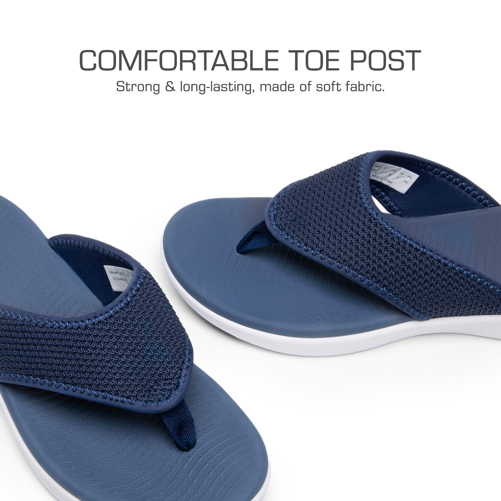 Women’s Sports Flip Flops Thong Sandals with Air Cushion Arch Support Beach Pool