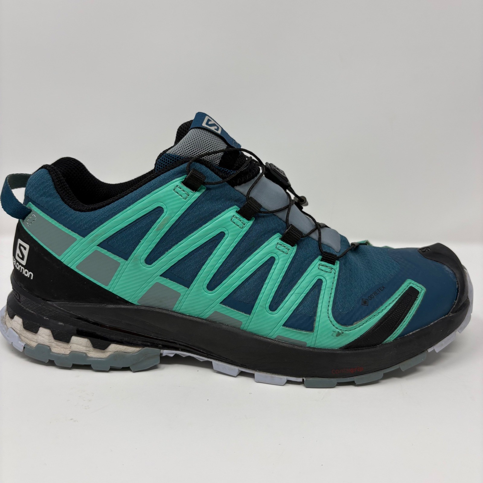 Salomon XA Pro 3D V8 GTX Women’s Size 9 Blue Green Trail Running Shoes (416296)
