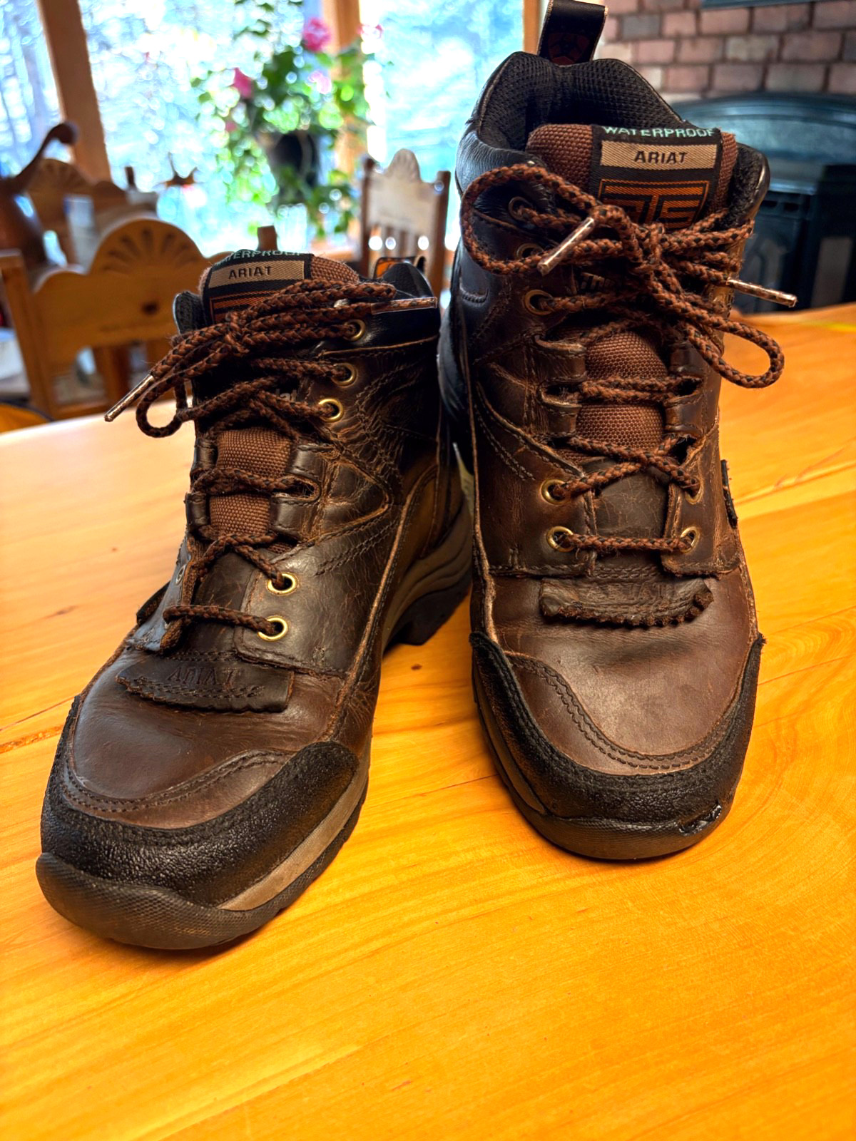 Ariat ATS Women’s Terrain Hiking/Riding Boot 7B Dark Brown Insulated Waterproof