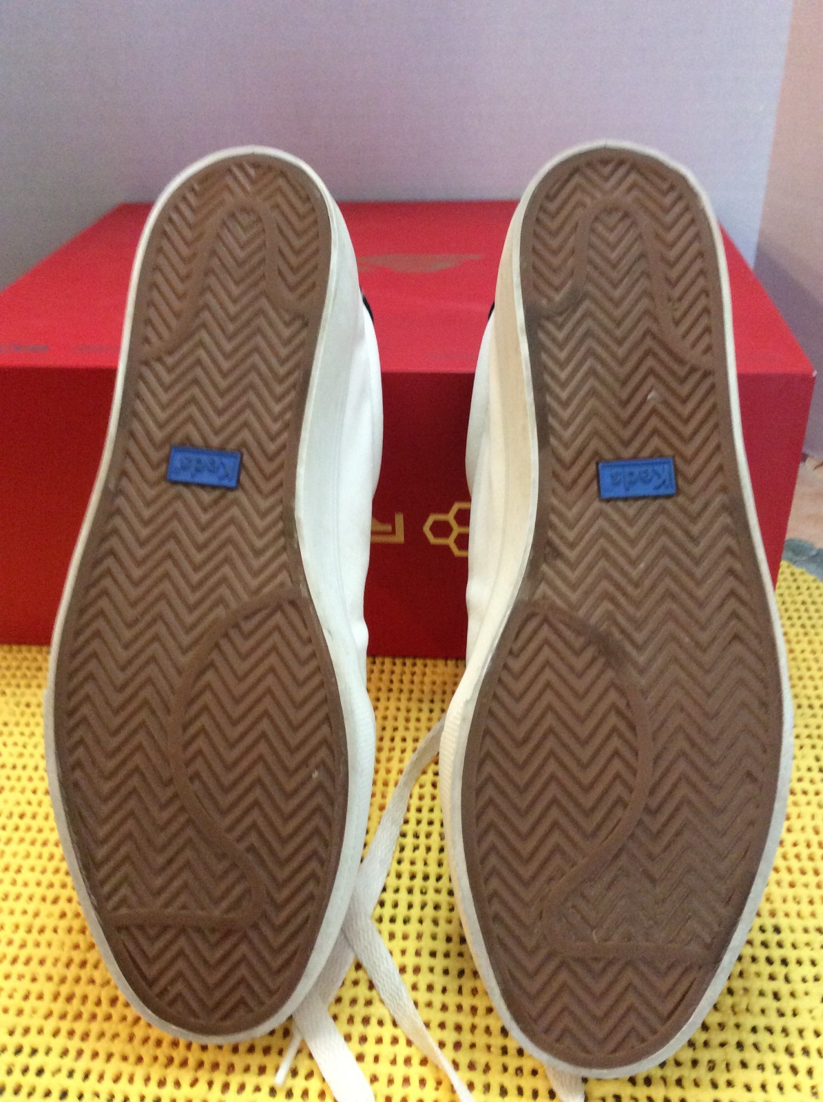 Keds Jump Kick T-Toe Ripstop/Suede Lace up womens size 10