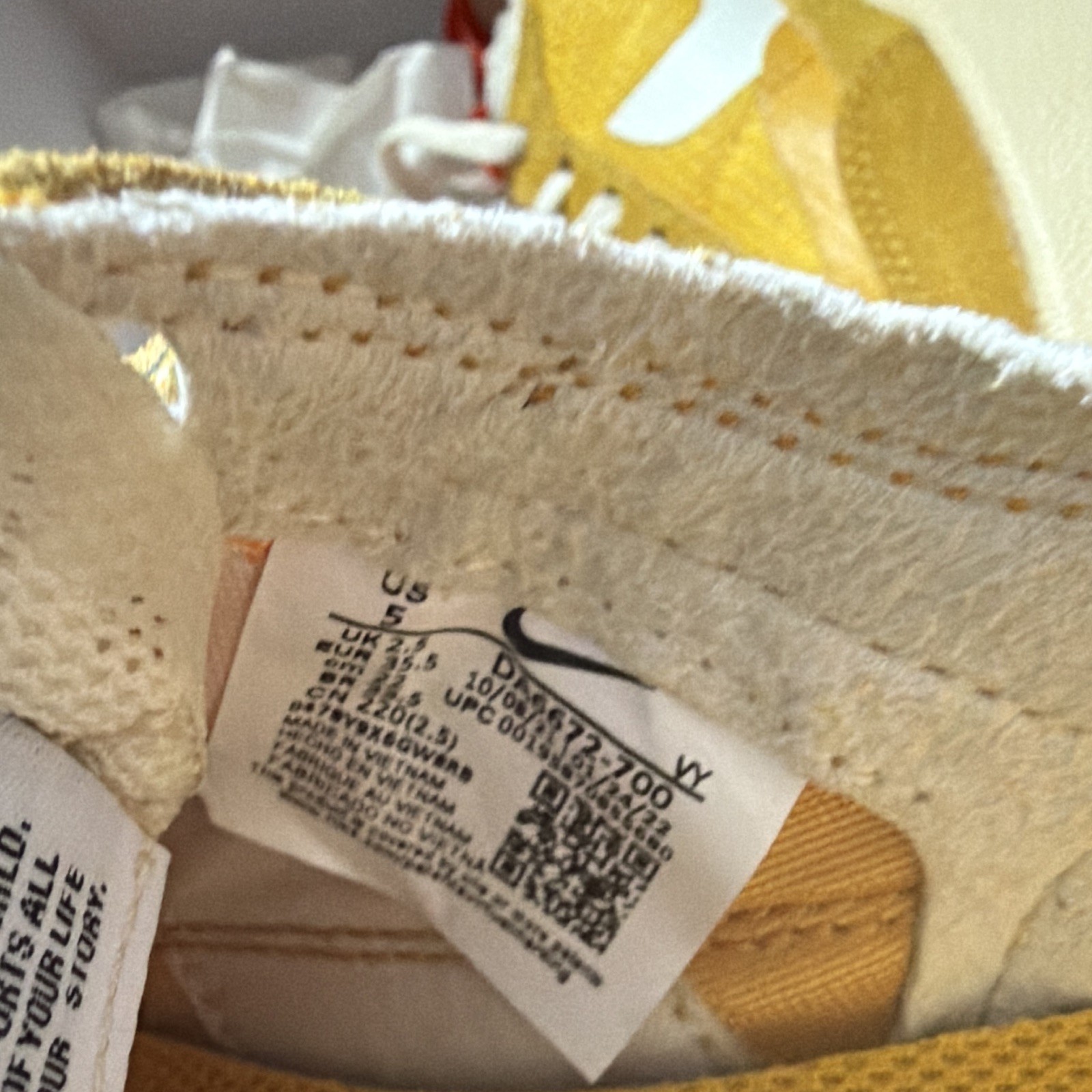 Nike Tom Sachs General Purpose Shoe Dark Sulfur DA6672-700 Sz 5W 3.5M