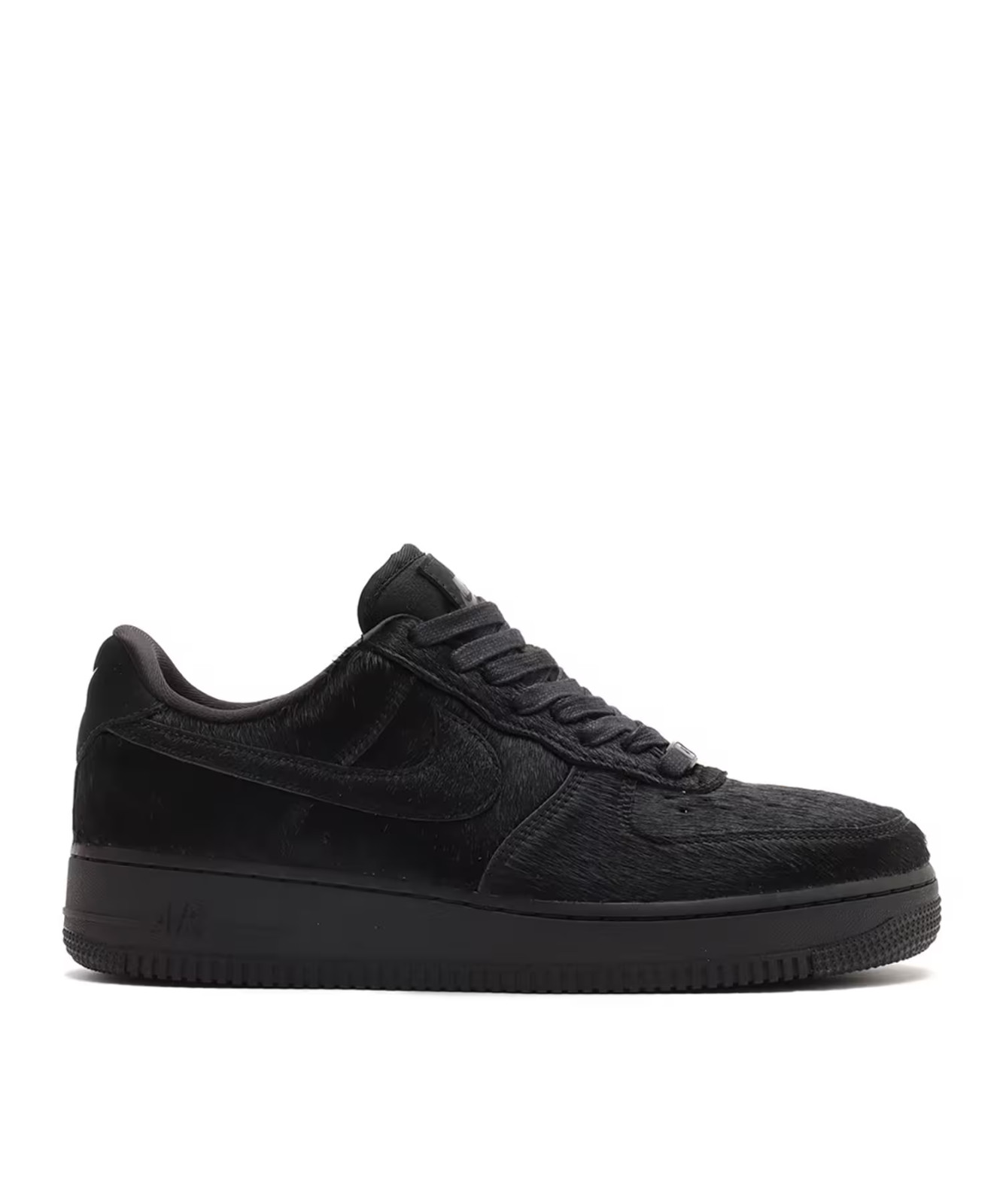 II7398-001 Nike Air Force 1 Low Faux Pony Hair Black (Women’s)