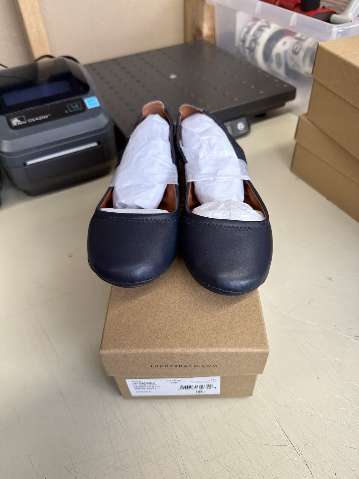 PICK SIZE / Lucky Brand Womens «Emmie2» Flat – American Navy